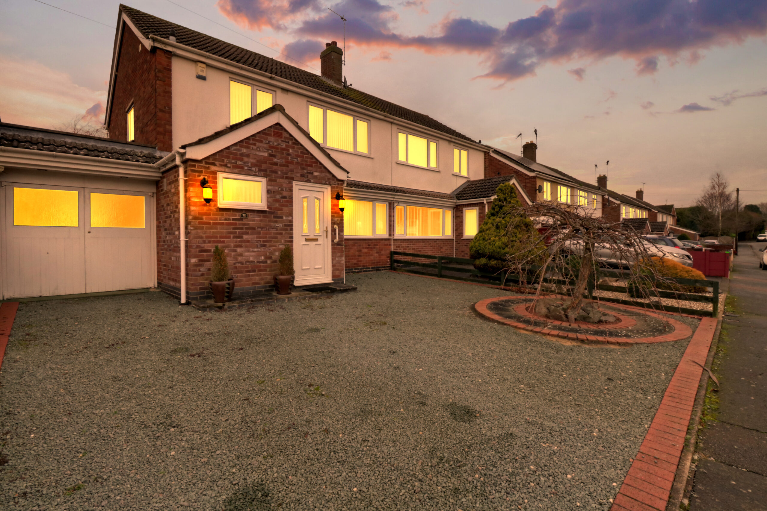 Twilight image editing after